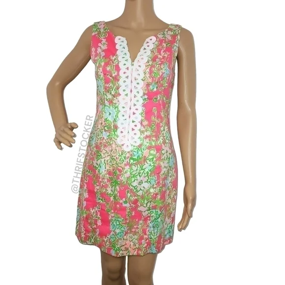 Lilly Pulitzer Flamingo pink Southern Charm Dress - Picture 1 of 8